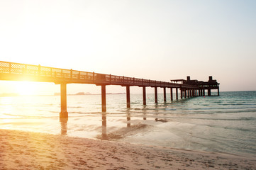 Fototapeta premium Pier in Dubai