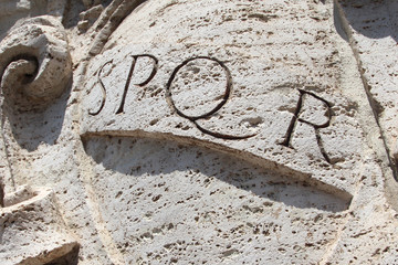 Obraz premium Rome - SPQR