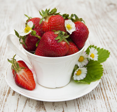 .Fresh strawberries