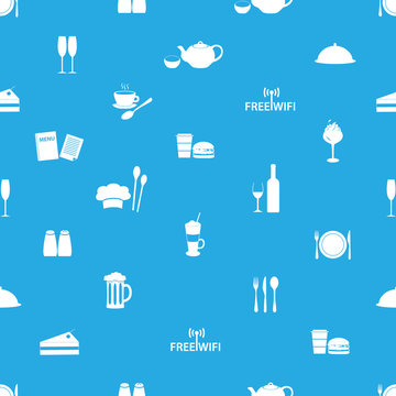 restaurant and pub seamless pattern eps10