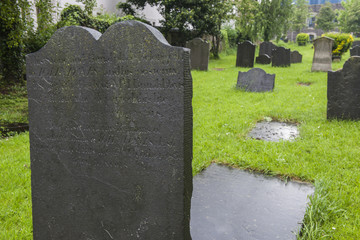 Friedhof der St. Michan's Church in Dublin, Irland