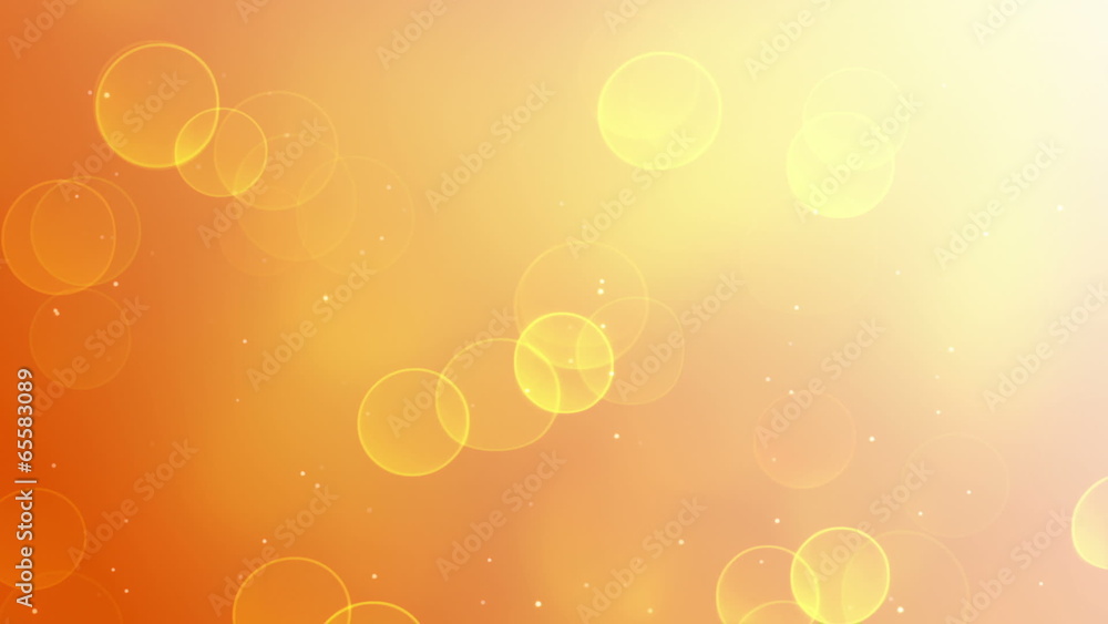 Poster sunny bokeh lights loop background