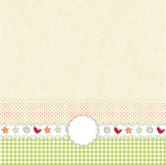 Template design for greeting card