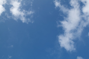 blue sky and cloud