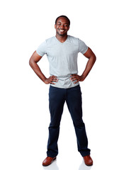 Fototapeta premium Portrait of a handsome african man