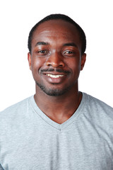 Obraz premium Portrait of a handsome african man