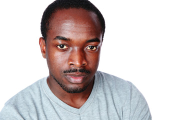 Fototapeta premium Portrait of a handsome african man