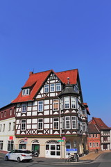 Fototapeta na wymiar Helmstedt Fachwerkhaus