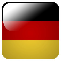 Glossy icon with flag of Germany