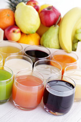 collection of juice