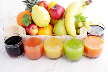 collection of juice