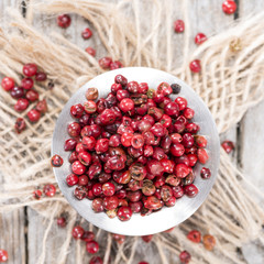 Pink Peppercorns (close-up shot)
