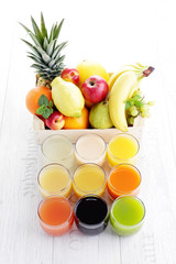collection of juice