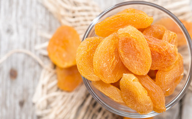 Fototapeta na wymiar Fried Apricots