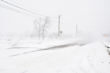 winter blizzard