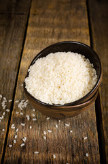 rice in the bowl