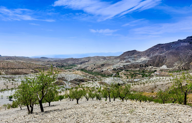 View from Hospederia  Virgen Del Saliente, near Albox, Spain