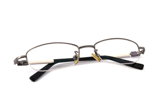 glasses isolated on white background