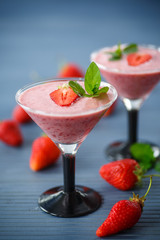 strawberry smoothie