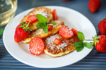 curd cheese pancakes fried