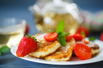 curd cheese pancakes fried