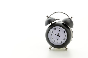 Clock isolated on white