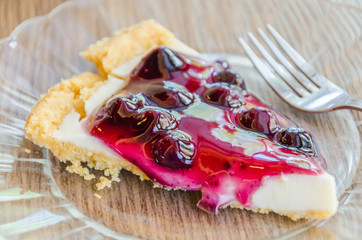 Blueberry cheese pie