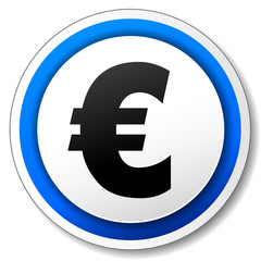 Fototapeta premium Vector euro icon