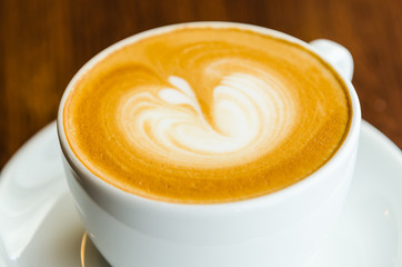 Latte coffee