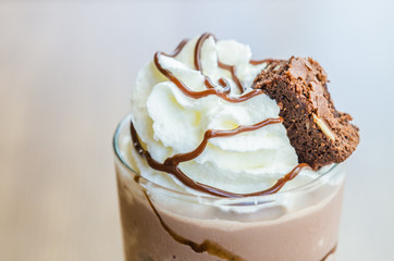 Chocolate smoothies
