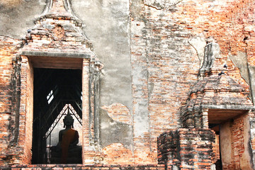 Buddha in church disintegrated