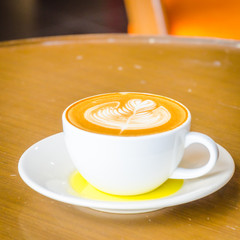 Latte coffee