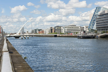 Samuel Beckett Brücke in Dublin, Irland