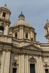 Obraz premium Saint Agnese in Agone in Piazza Navona, Rome, Italy
