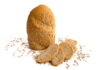 Brot mit Sonnenblumenkernen