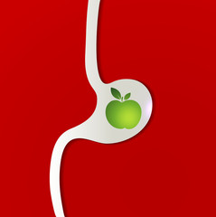 Fruit in the stomach