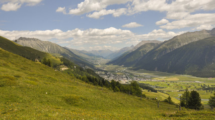 Corviglia, St. Moritz, Schweizer Alpen, Sommer, Graubünden