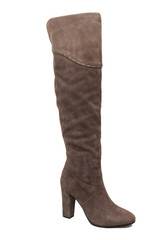 Brown female boot