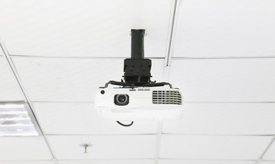 projector on the ceiling