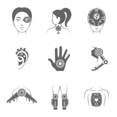 Human robot icon
