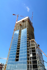 Grattacielo in costruzione - Torino