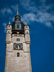 Fototapeta na wymiar Rathausturm Dessau-Roßlau