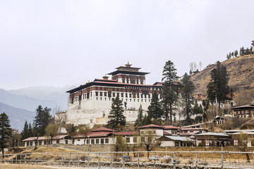 Obraz premium The Paro Dzong