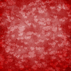 Valentine's day background with hearts