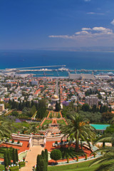 Bahai Gardens in Haifa Israel