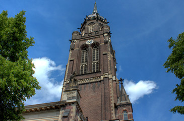 Fototapeta na wymiar Stadtkirche St. Dionysius Krefeld