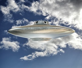 Obraz na płótnie Canvas ufo spaceship