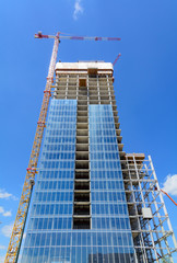 Fototapeta premium Grattacielo in costruzione - Torino