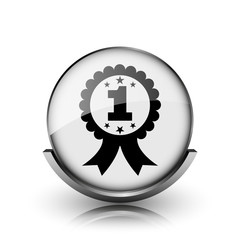 First prize ribbon icon