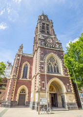 Fototapeta na wymiar Stadtkirche St. Dionysius Krefeld